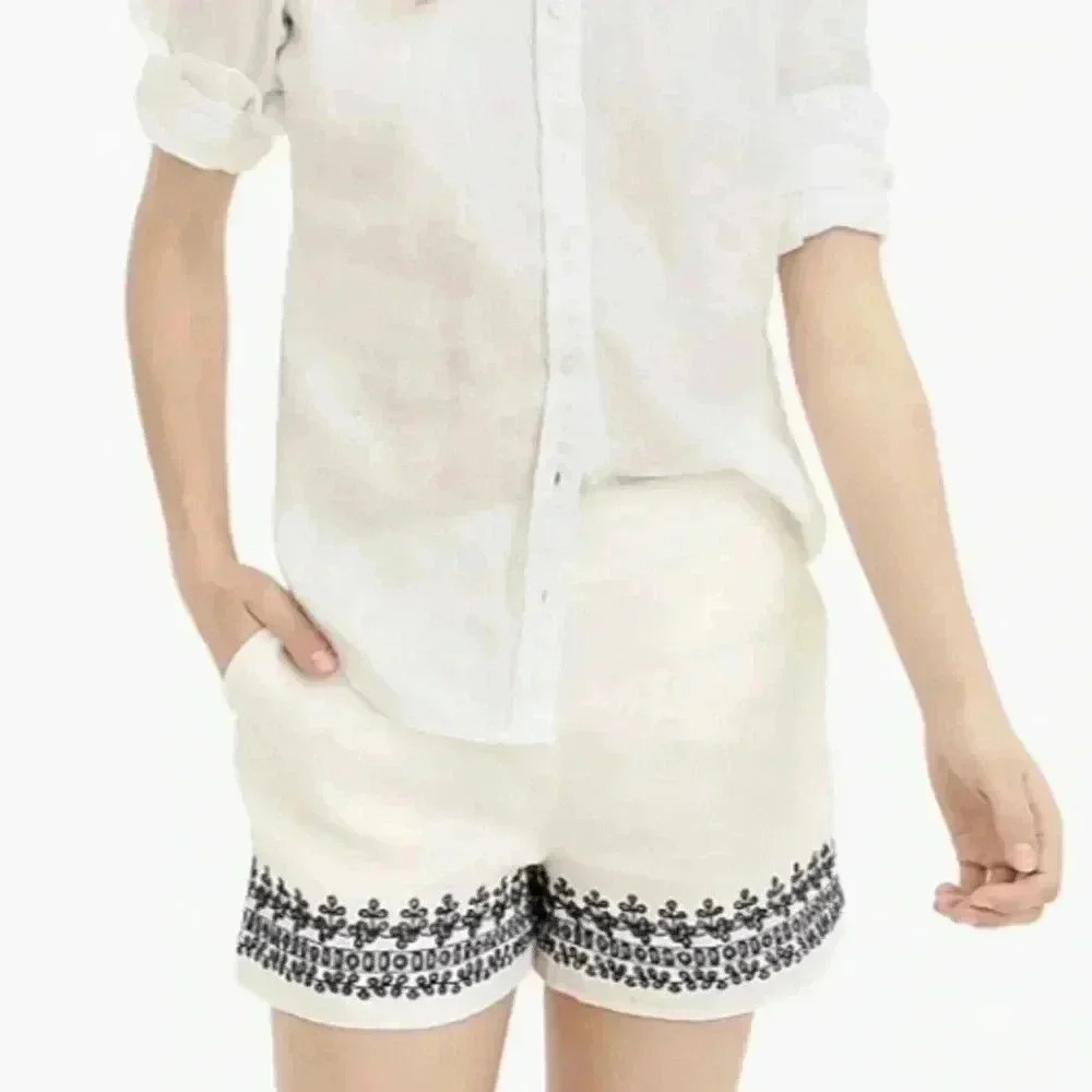 - JCrew linen shorts